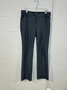 Express Pants Womens 14 Publicist Barely Boot Mid Rise Gray Office Career Work